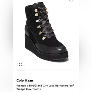 Excellent condition! Cole Haan ZeroGrand City Wedge Boots